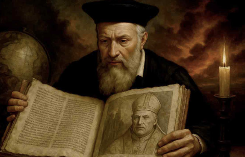 La terrible prédiction de Nostradamus ressurgit après la mort du pape François 3 La terrible prédiction de Nostradamus ressurgit après la mort du pape François Capture decran le 2025 04 26 a 11.02.57 La terrible prédiction de Nostradamus ressurgit après la mort du pape François