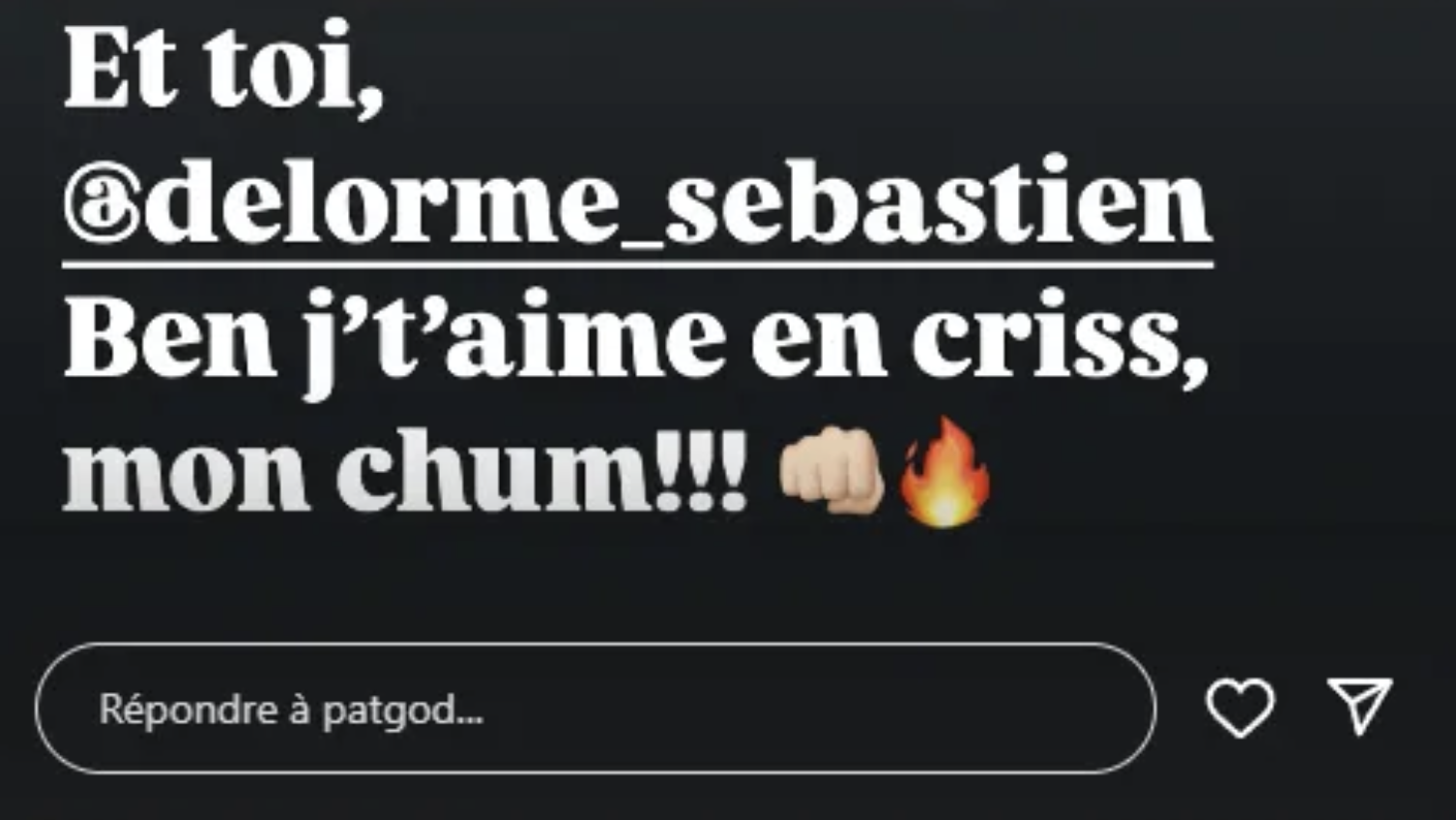 Capture decran le 2025 04 26 a 18.29.43 Finale d'Indéfendable : Patrice Godin envoie un message personnel à Sébastien Delorme