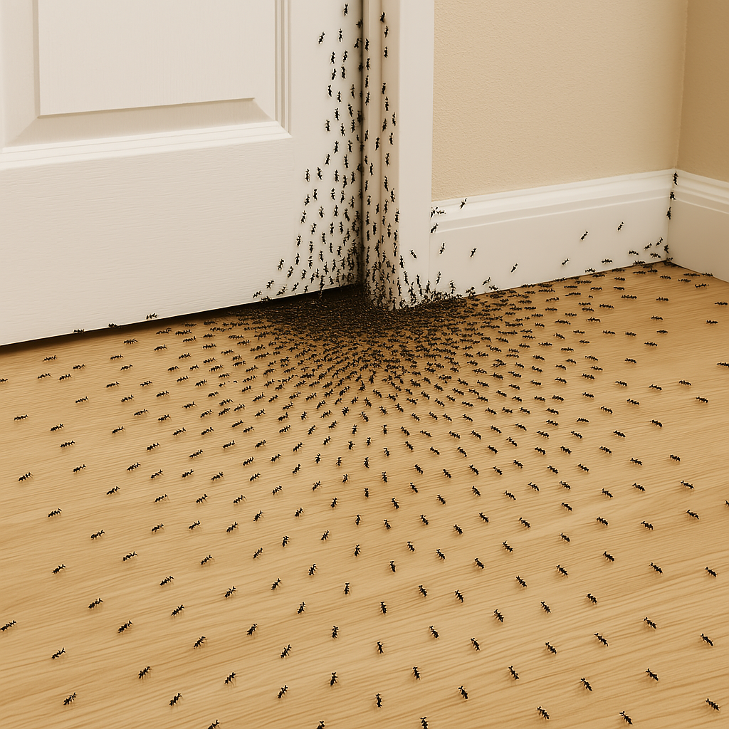 fourmi Si vous apercevez des fourmis, votre maison essaie peut-être de vous dire quelque chose d’urgent !