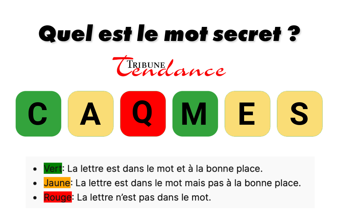Déchiffrez ce mot de 6 lettres pour stimuler votre esprit! 1 Déchiffrez ce mot de 6 lettres pour stimuler votre esprit! game virale image clamse 7 Déchiffrez ce mot de 6 lettres pour stimuler votre esprit!