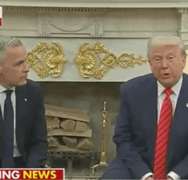 Capture decran 2025 05 07 120740 Mark Carney répond avec classe à un moment gênant lors de sa rencontre avec Donald Trump