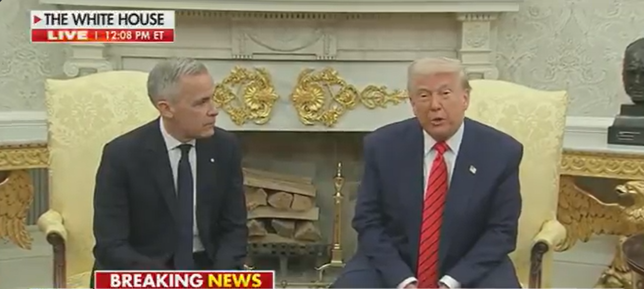 Mark Carney répond avec classe à un moment gênant lors de sa rencontre avec Donald Trump 1 Mark Carney répond avec classe à un moment gênant lors de sa rencontre avec Donald Trump Capture decran 2025 05 07 120740 Mark Carney répond avec classe à un moment gênant lors de sa rencontre avec Donald Trump