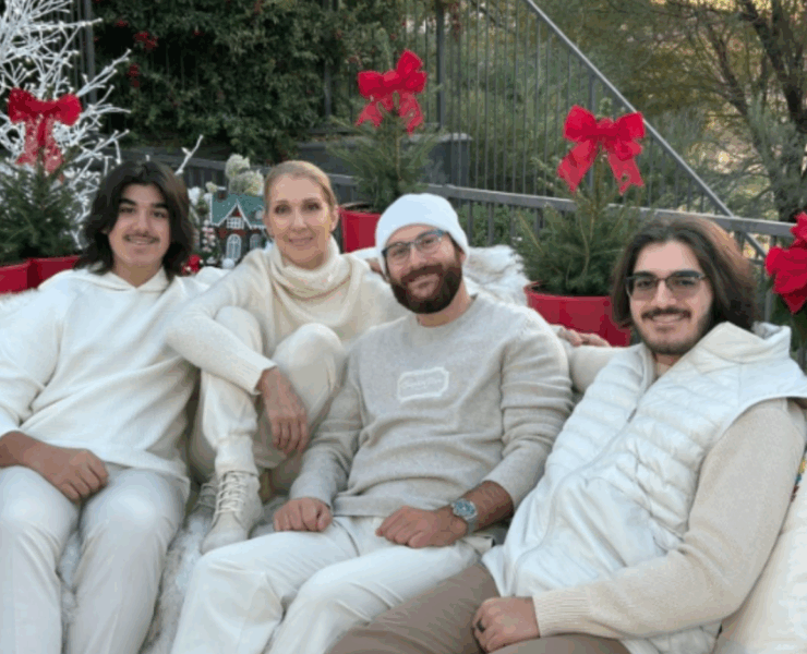Capture decran 2025 05 10 084537 C&eacute;line Dion partage une rare photo avec ses fils pour une occasion sp&eacute;ciale