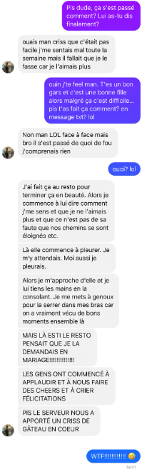 Capture decran 2025 05 17 113403 La séparation amoureuse au Québec qui s’est déroulée de la manière la plus inattendue au monde