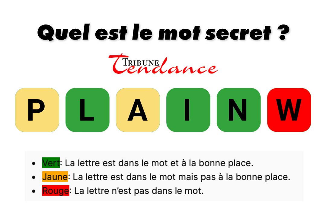 Déchiffrez ce mot de 6 lettres pour stimuler votre esprit! 1 Déchiffrez ce mot de 6 lettres pour stimuler votre esprit! game virale image alpine Déchiffrez ce mot de 6 lettres pour stimuler votre esprit!