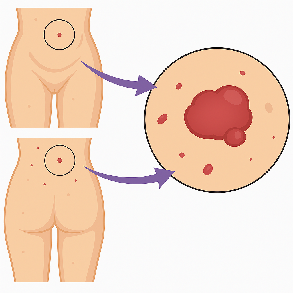 tachesrrr Ces taches rouges qui apparaissent sans prévenir… faut-il s’en inquiéter ?