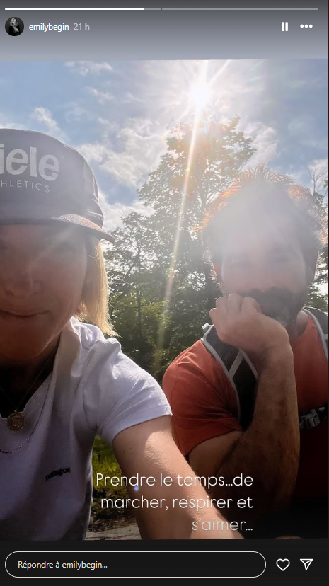 Capture decran 2025 06 10 072859 Émily Bégin partage une rare photo avec Guillaume Lemay-Thivierge et des mots qui résonnent