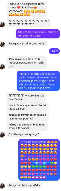 « Sa blonde lui fait une scène pour un message trop “sec” : la conversation devient virale ! » 2 « Sa blonde lui fait une scène pour un message trop “sec” : la conversation devient virale ! » Capture decran 2025 06 24 064935 « Sa blonde lui fait une scène pour un message trop “sec” : la conversation devient virale ! »