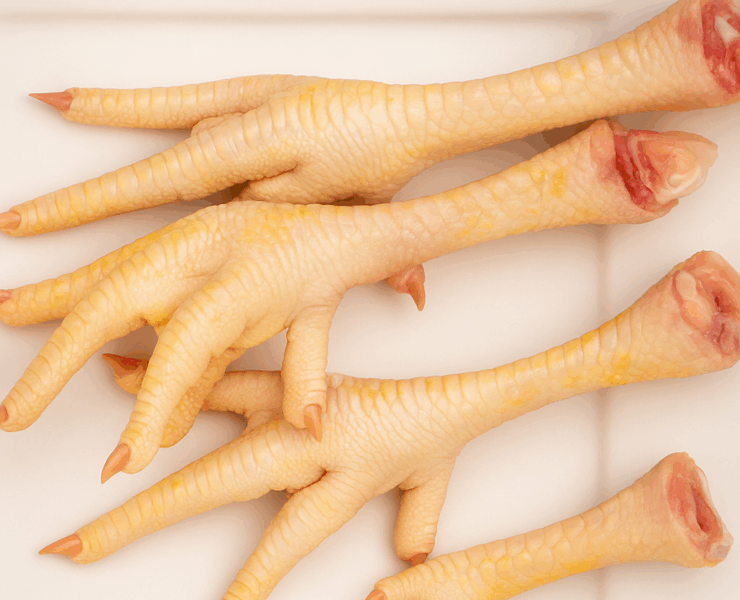 doigts Les pattes de poulet sons de véritables alliées santé