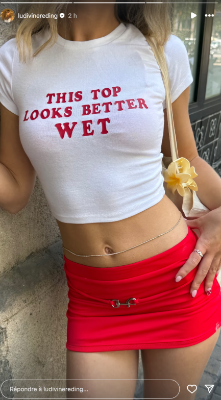 Capture decran 2025 07 12 131530 1 Ludivine Reding fait tourner toutes les têtes avec ses photos de vacances en Espagne