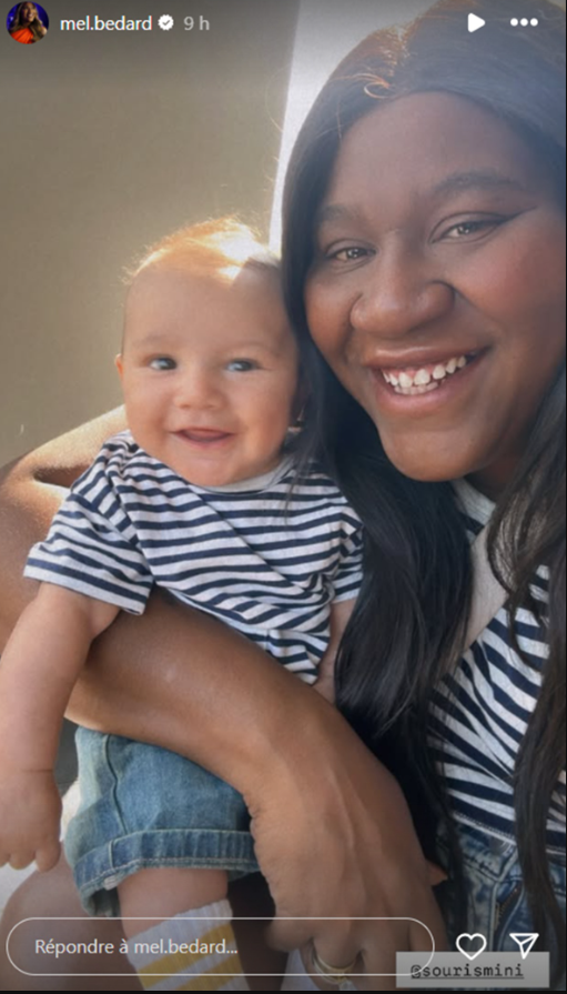 Capture decran 2025 07 14 091737 Mélissa Bédard partage 10 adorables photos de son petit Aaron depuis sa naissance