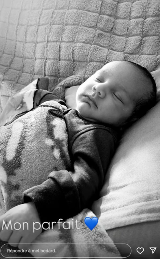 Capture decran 2025 07 14 091753 Mélissa Bédard partage 10 adorables photos de son petit Aaron depuis sa naissance