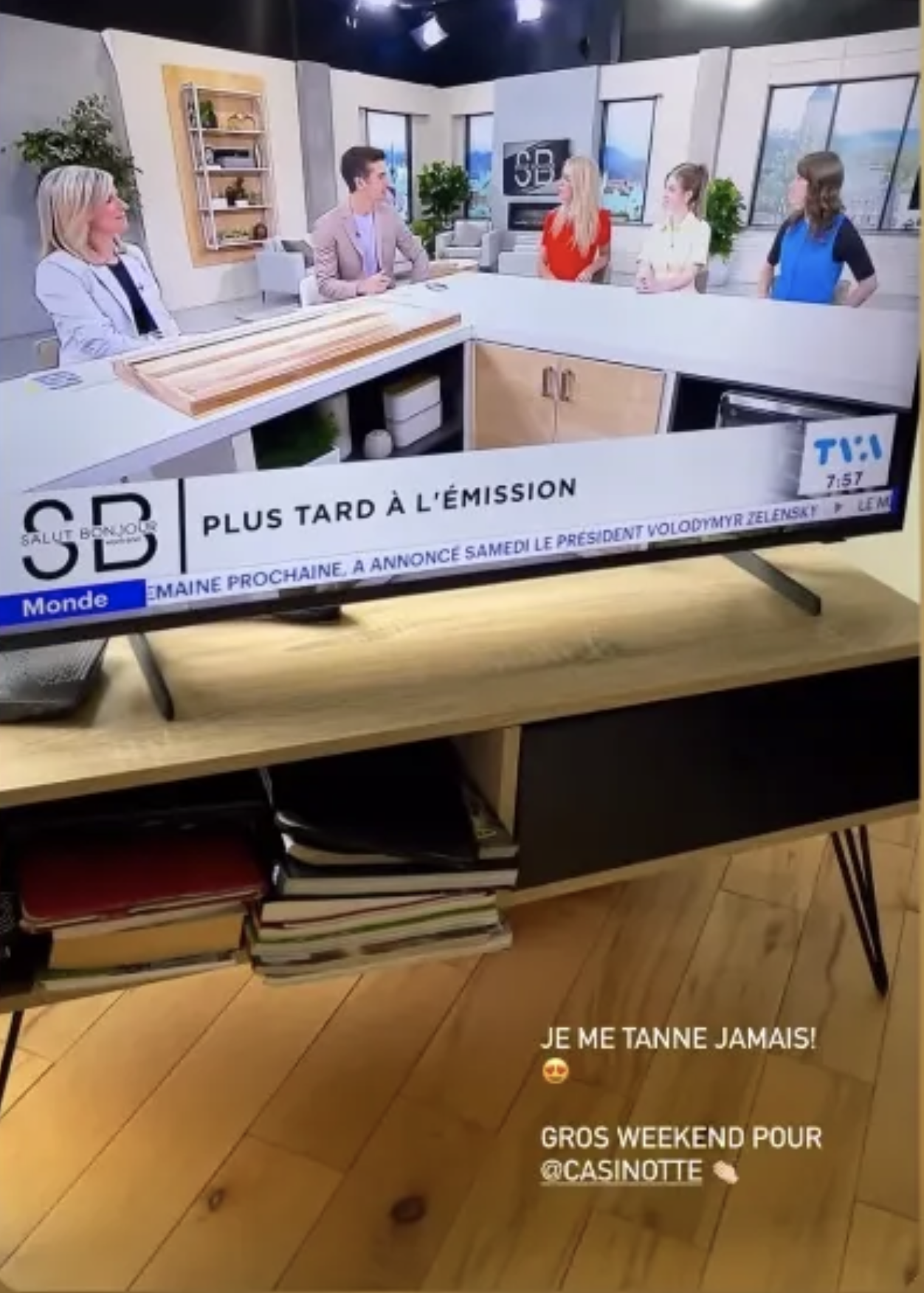 La fiancée de Charles-Antoine Sinotte réagit à son premier rôle d’animateur de Salut Bonjour 2 La fiancée de Charles-Antoine Sinotte réagit à son premier rôle d’animateur de Salut Bonjour Capture decran le 2025 07 22 a 08.47.36 La fiancée de Charles-Antoine Sinotte réagit à son premier rôle d’animateur de Salut Bonjour