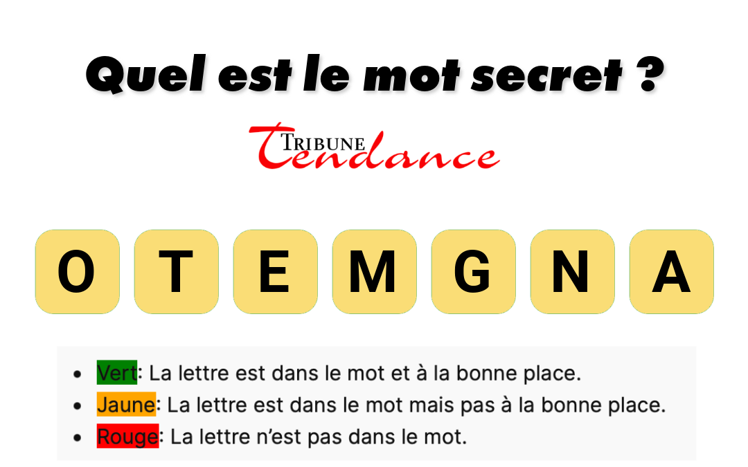 Défi: Mot de 7 Lettres en 120 Secondes 1 Défi: Mot de 7 Lettres en 120 Secondes game virale image montage 4 Défi: Mot de 7 Lettres en 120 Secondes
