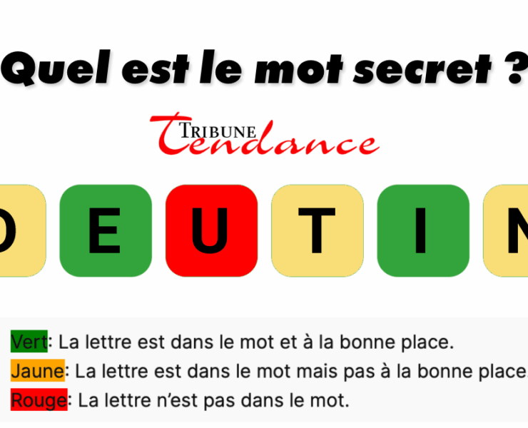 game virale image tendis 3 Défi: Mot de 6 Lettres en 2 Minutes