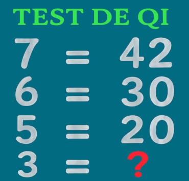 Capture decran 2025 08 02 024624 Test de QI : seuls les esprits les plus vifs trouvent la réponse en moins de 30 secondes – saurez-vous résoudre cette énigme mathématique ?