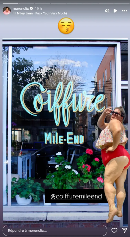 Capture decran 2025 08 03 141108 Christine Morency riposte avec classe à un salon de coiffure qui a dénigré son corps