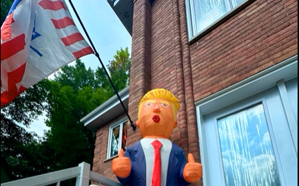 Capture decran 2025 08 08 120408 Une maison pro-Trump repérée à Saint-Bruno — et ça fait jaser!