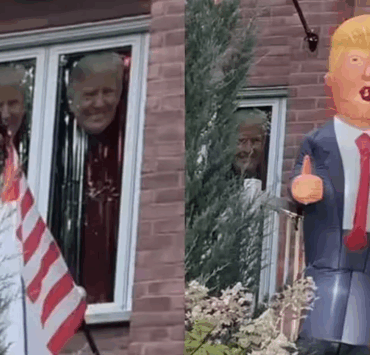 Capture decran 2025 08 13 103306 1 Une maison de St-Bruno transforme son extérieur en temple à la gloire de Donald Trump