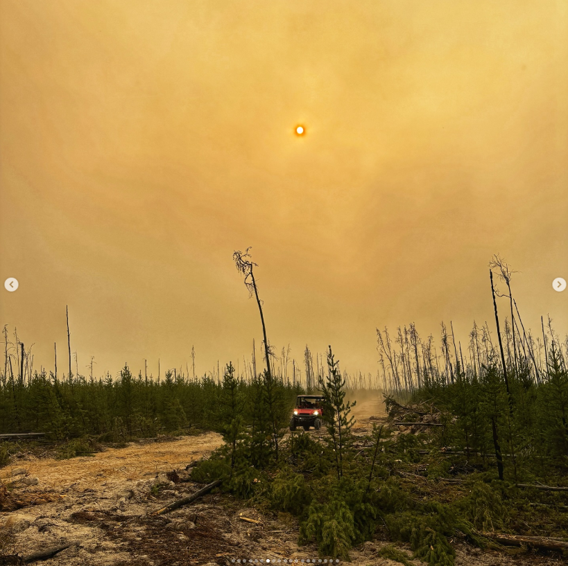 Capture decran 2025 08 16 104726 Patrice Godin en pleine action : voyez les images saisissantes de son combat contre les flammes