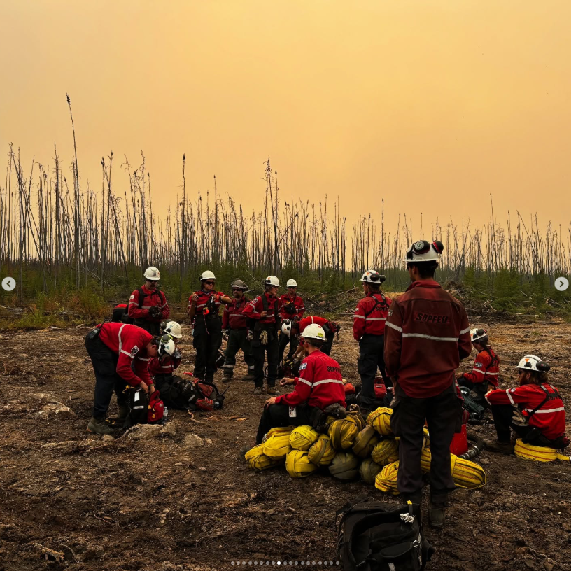 Capture decran 2025 08 16 104738 Patrice Godin en pleine action : voyez les images saisissantes de son combat contre les flammes