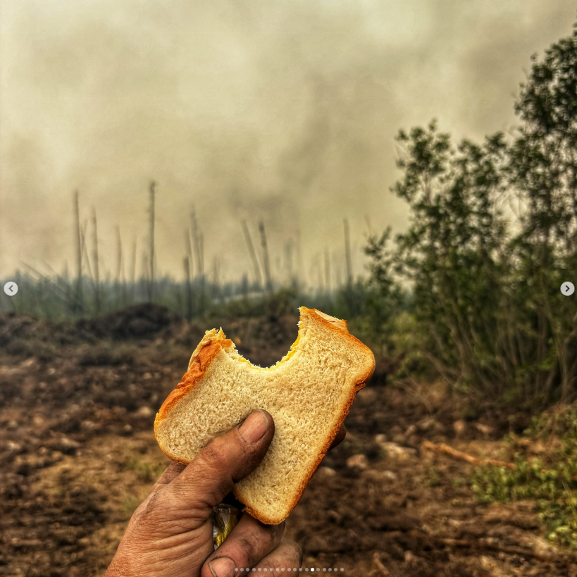 Capture decran 2025 08 16 104813 Patrice Godin en pleine action : voyez les images saisissantes de son combat contre les flammes