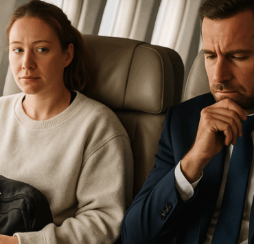 Capture decran 2025 08 17 055830 Un passager de première classe se moque de sa voisine… et reçoit une leçon qu’il n’oubliera jamais