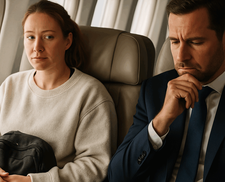 Capture decran 2025 08 17 055830 Un passager de première classe se moque de sa voisine… et reçoit une leçon qu’il n’oubliera jamais