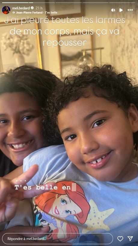 Capture decran 2025 08 19 173050 « Je pleure toutes les larmes de mon corps » : Mélissa Bédard réagit à la bêtise de sa fille