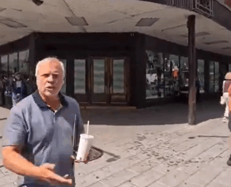 Capture decran 2025 08 20 023500 Altercation musclée entre un cycliste et Luc Boileau au centre-ville de Montréal