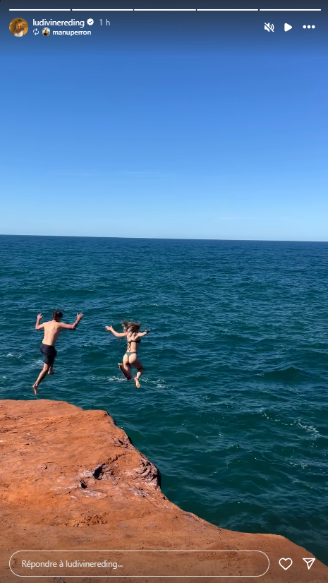 Capture decran 2025 08 20 162807 En maillot sous le soleil, Ludivine Reding fait tourner les têtes
