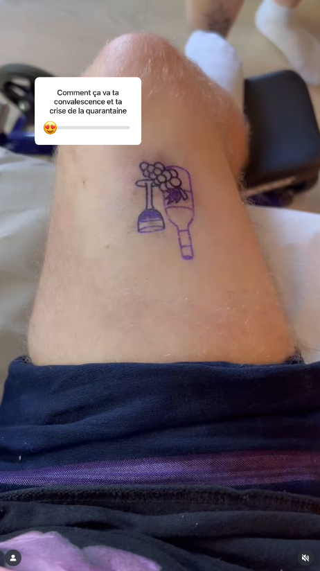 Capture decran 2025 08 22 143042 Guillaume Lambert se fait tatouer… pour marquer ses blessures ! Et il ne fait pas les choses à moitié !