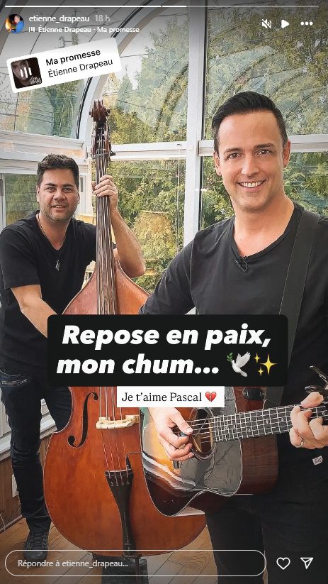 Capture decran 2025 08 23 112518 Étienne Drapeau de Star Académie annonce une perte déchirante : "J’ai le cœur brisé..."