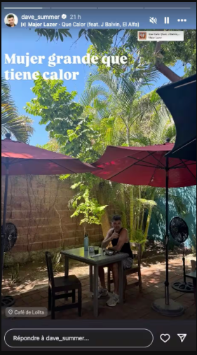 Capture decran 2025 08 24 145605 La conjointe de David Savard le prend en photo complètement nu sous le soleil du Mexique