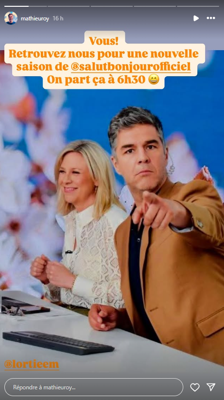 Capture decran 2025 08 25 143738 Mathieu Roy s’absente de Salut Bonjour pour une raison familiale