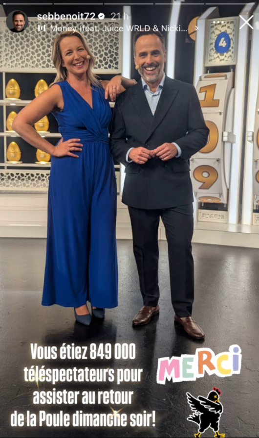 Capture decran 2025 08 27 080138 Après l’absence de Richard Turcotte, La poule aux œufs d’or partage une excellente nouvelle