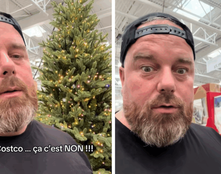 Capture decran 2025 08 27 151036 Un Québécois pète une coche à cause des décorations de Noël en août chez Costco