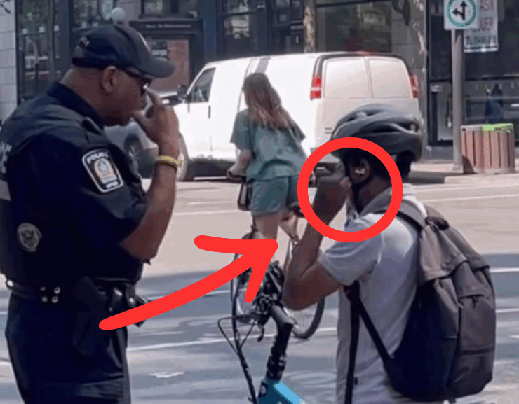 Capture decran 2025 08 28 082712 Il se prend une amende salée pour avoir des écouteurs en vélo