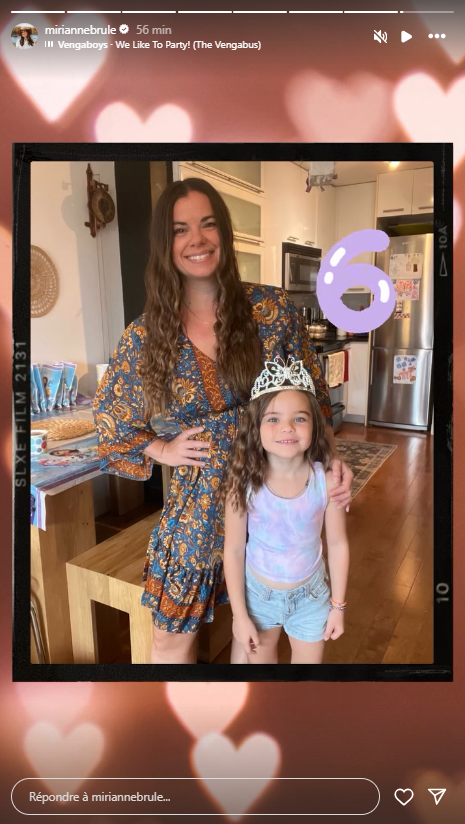 Capture decran 2025 08 30 115626 Mirianne Brûlé Célèbre en Grand Les 6 ans De Sa Fille