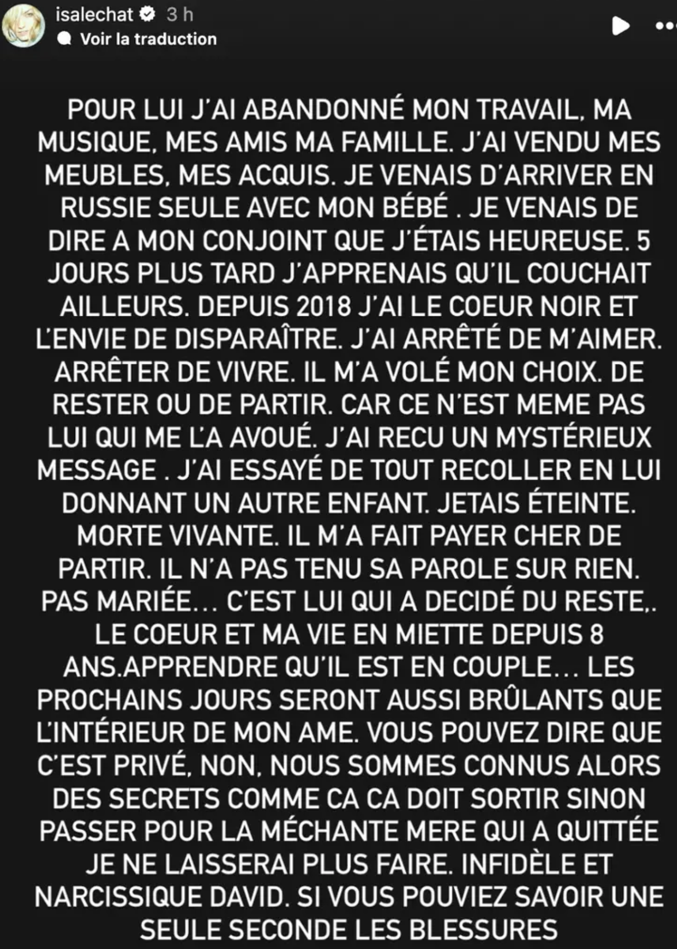 Capture decran le 2025 08 11 a 09.50.05 Isabelle Desjardins fait des révélations chocs et accuse son ex David Desharnais d’infidélité