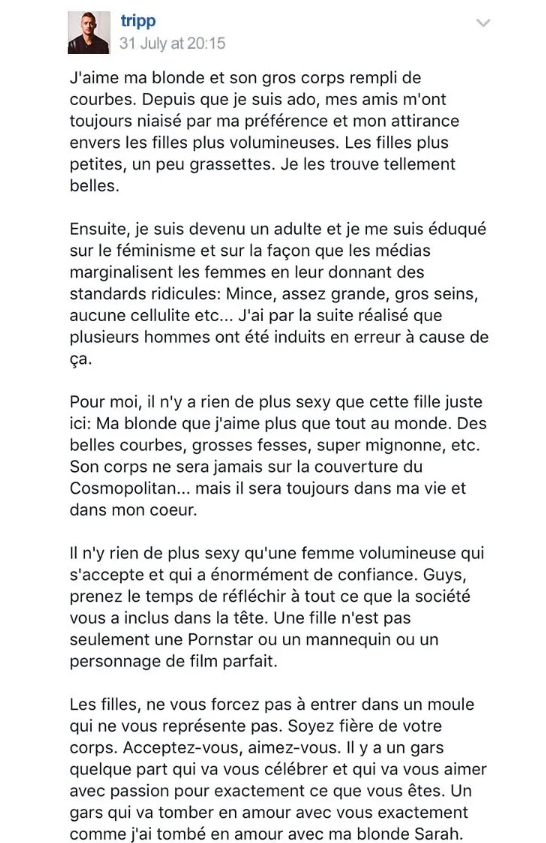 Il rend hommage aux femmes volumineuses : « J’aime ma blonde et ses belles courbes » 2 Il rend hommage aux femmes volumineuses : « J’aime ma blonde et ses belles courbes » Capture decran 2025 09 01 051513 Il rend hommage aux femmes volumineuses : « J’aime ma blonde et ses belles courbes »