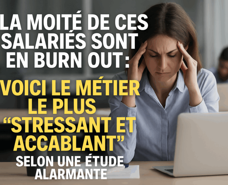 Capture decran 2025 09 05 034715 « La moitié de ces salariés sont en burn out » : voici le métier le plus stressant selon une étude alarmante