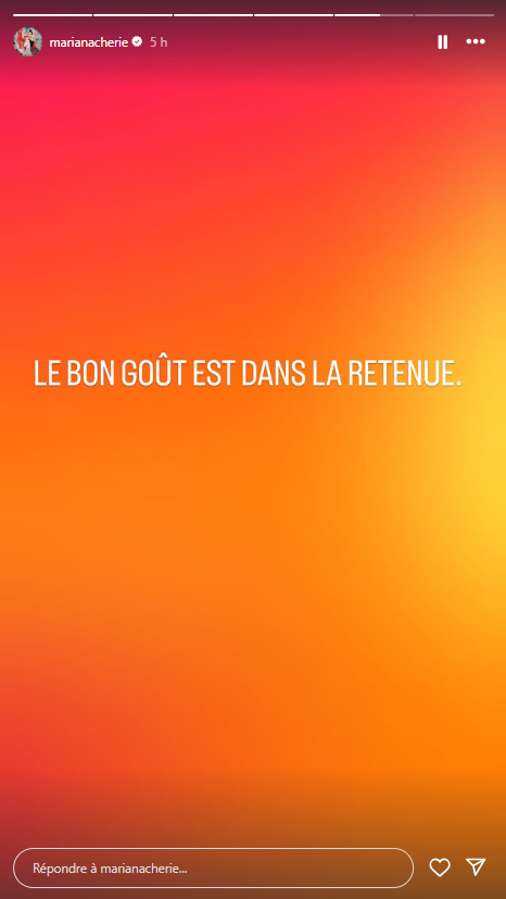 Mariana Mazza répond sans filtre à une critique 3 Mariana Mazza répond sans filtre à une critique Capture decran 2025 09 07 172150 Mariana Mazza répond sans filtre à une critique