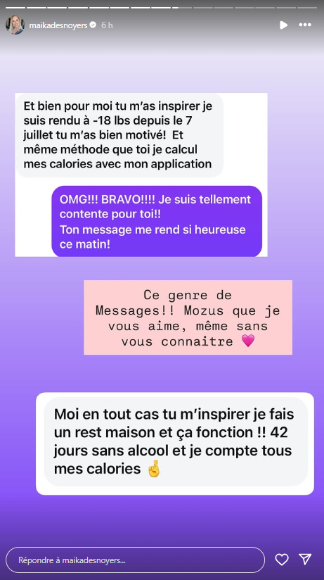Maïka Desnoyers en a assez des critiques à ce sujet et met les choses au clair 3 Maïka Desnoyers en a assez des critiques à ce sujet et met les choses au clair Capture decran 2025 09 10 162922 Maïka Desnoyers en a assez des critiques à ce sujet et met les choses au clair