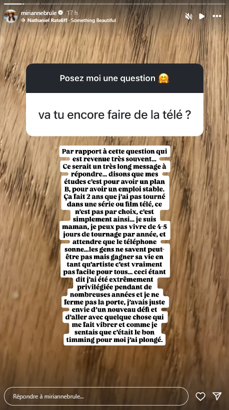 « C’est encore dur… » : Mirianne Brûlé se confie à 100% sur sa nouvelle vie d’étudiante 2 « C’est encore dur… » : Mirianne Brûlé se confie à 100% sur sa nouvelle vie d’étudiante Capture decran 2025 09 26 115552 « C’est encore dur… » : Mirianne Brûlé se confie à 100% sur sa nouvelle vie d’étudiante