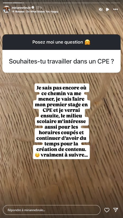 « C’est encore dur… » : Mirianne Brûlé se confie à 100% sur sa nouvelle vie d’étudiante 8 « C’est encore dur… » : Mirianne Brûlé se confie à 100% sur sa nouvelle vie d’étudiante Capture decran 2025 09 26 115601 « C’est encore dur… » : Mirianne Brûlé se confie à 100% sur sa nouvelle vie d’étudiante