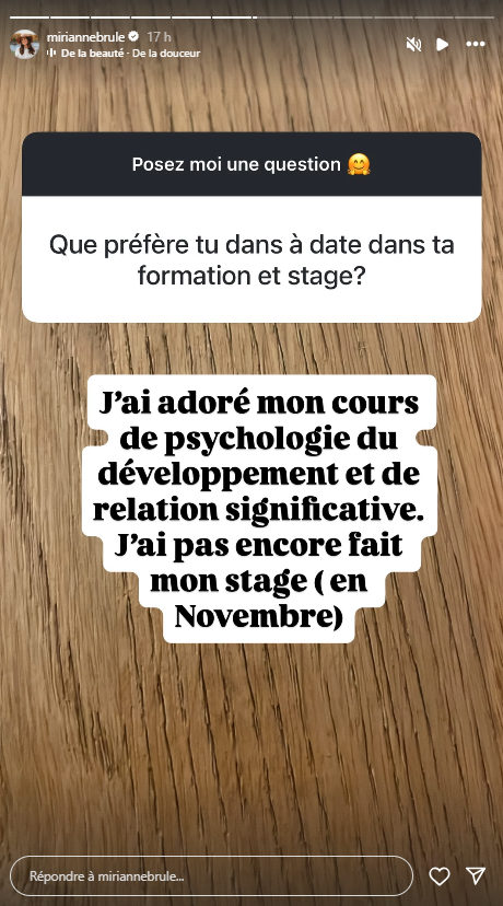 « C’est encore dur… » : Mirianne Brûlé se confie à 100% sur sa nouvelle vie d’étudiante 4 « C’est encore dur… » : Mirianne Brûlé se confie à 100% sur sa nouvelle vie d’étudiante Capture decran 2025 09 26 115704 « C’est encore dur… » : Mirianne Brûlé se confie à 100% sur sa nouvelle vie d’étudiante