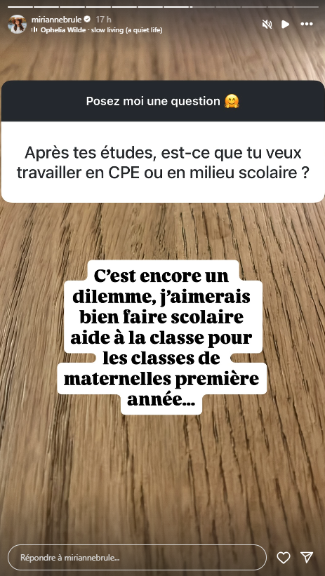 « C’est encore dur… » : Mirianne Brûlé se confie à 100% sur sa nouvelle vie d’étudiante 3 « C’est encore dur… » : Mirianne Brûlé se confie à 100% sur sa nouvelle vie d’étudiante Capture decran 2025 09 26 115717 « C’est encore dur… » : Mirianne Brûlé se confie à 100% sur sa nouvelle vie d’étudiante