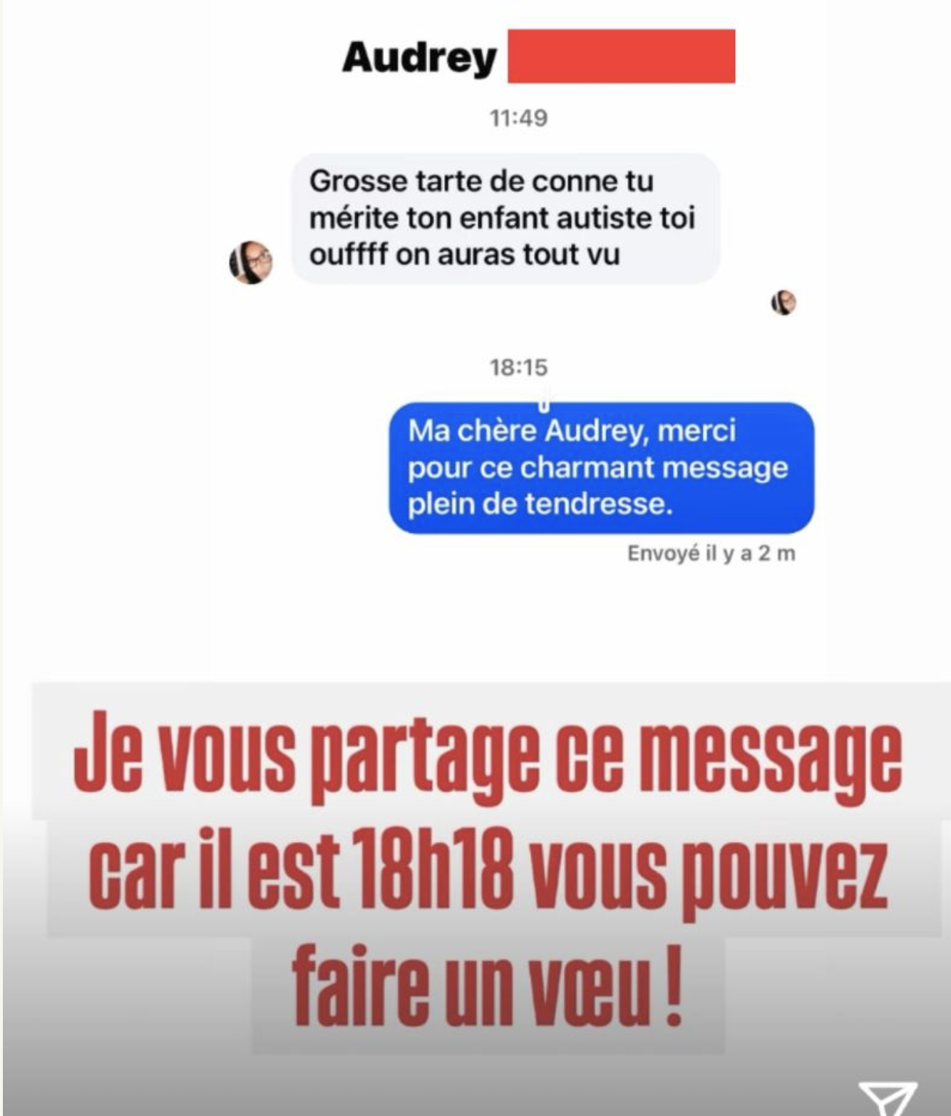 Sortie sur le Tylenol : Patricia Paquin dénonce un message privé haineux 2 Sortie sur le Tylenol : Patricia Paquin dénonce un message privé haineux Capture decran le 2025 09 25 a 09.13.41 Sortie sur le Tylenol : Patricia Paquin dénonce un message privé haineux
