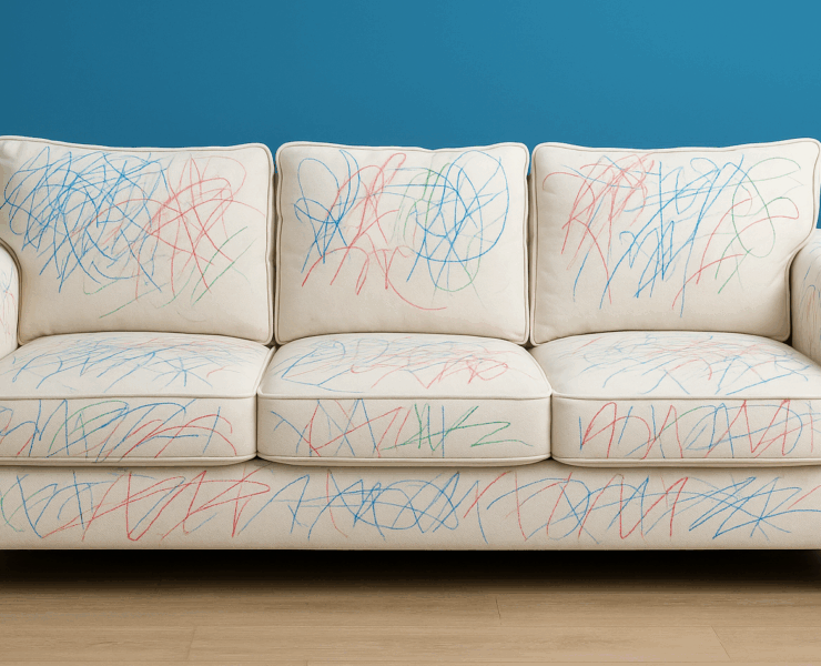 divantlaid e1758651160310 Comment retirer des traces de stylo sur un divan blanc?